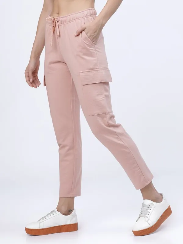  Tokyo Talkies Women Rose Slim Fit Track Pants