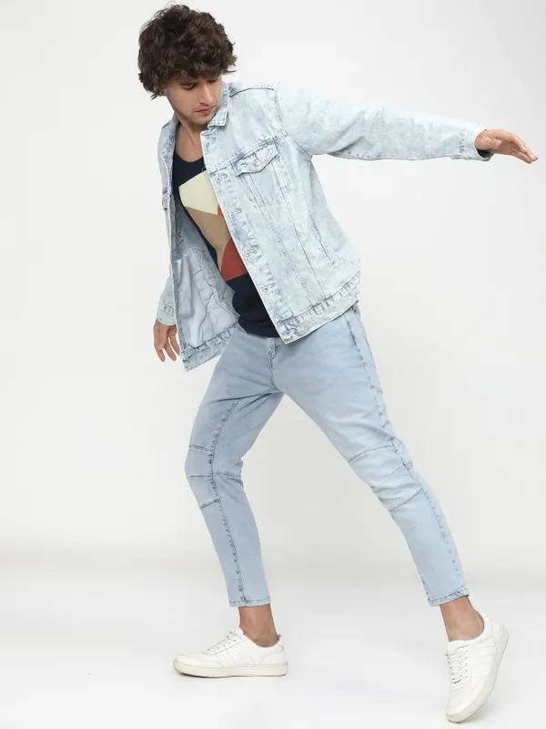  Ketch Men Blue Slim Fit Clean Look Jeans