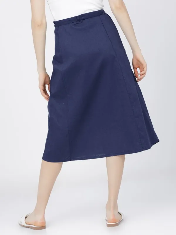  Tokyo Talkies Women Blue Midi Skirts