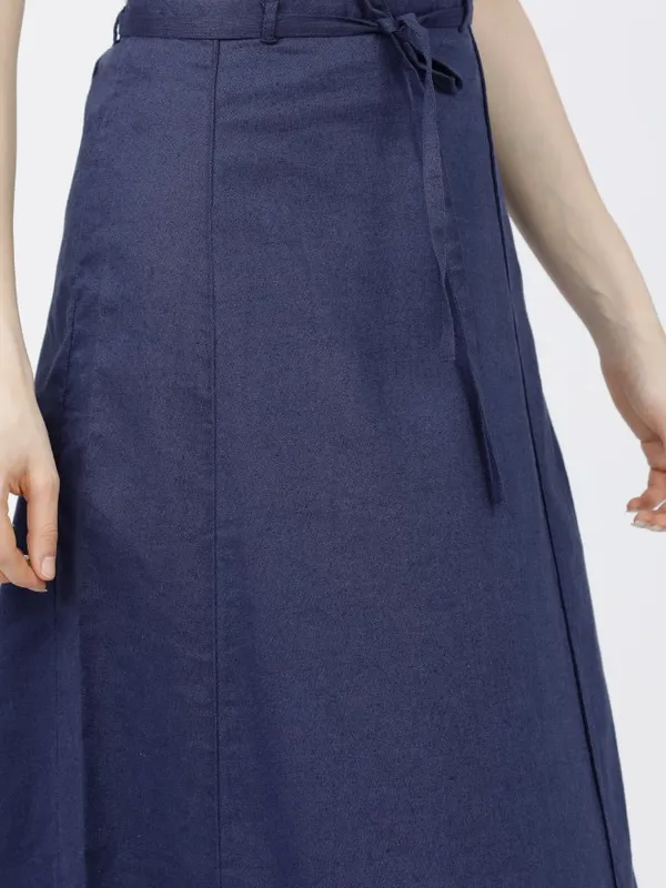  Tokyo Talkies Women Blue Midi Skirts