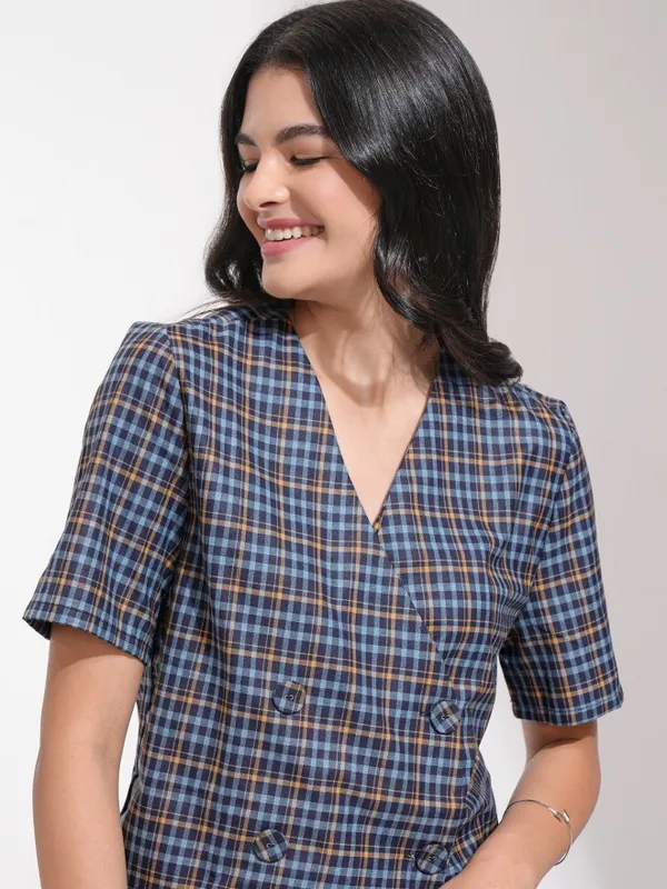 Checked Regular Fit Blazers
