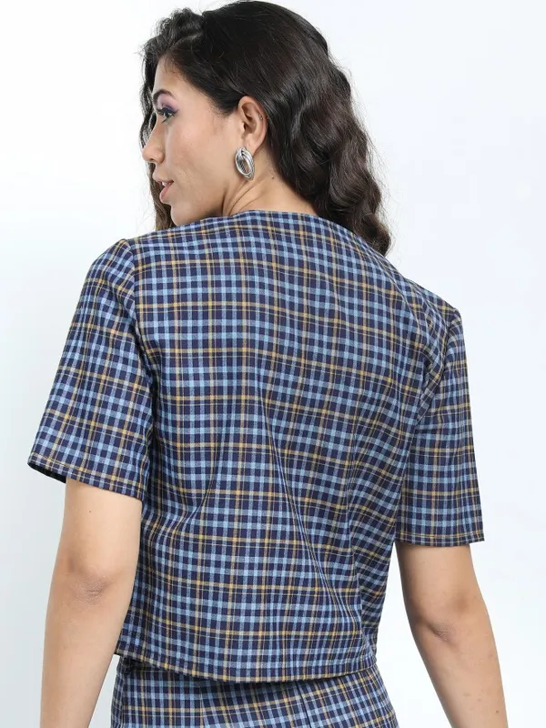 Checked Regular Fit Blazers