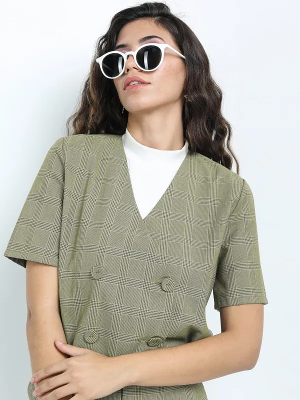 Checked Regular Fit Blazers