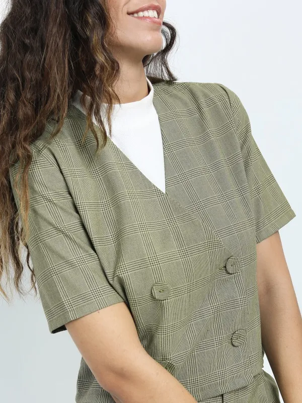 Checked Regular Fit Blazers