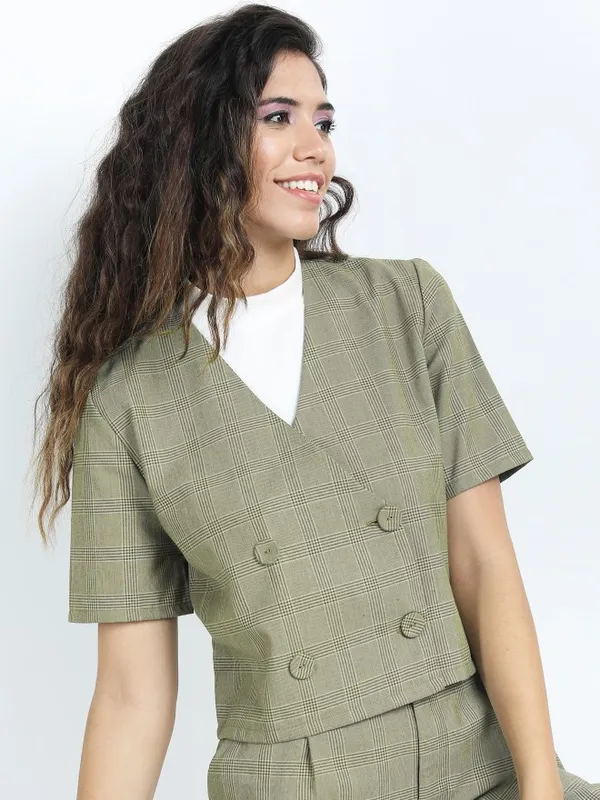 Checked Regular Fit Blazers