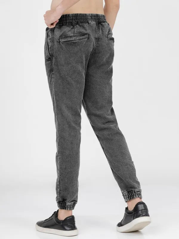  Ketch Men Grey Jogger Clean Look Jeans