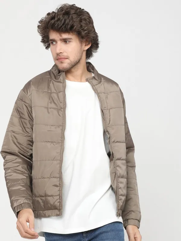 Solid Puffer Jacket