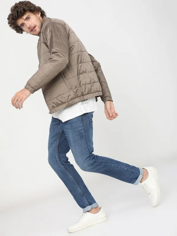 Solid Puffer Jacket