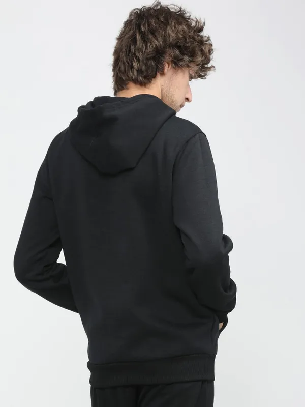  Highlander Men Black Hood Pullover Sweatshirts