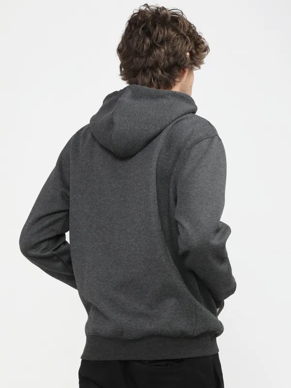  Highlander Men Charcoal Hood Pullover Sweatshirts