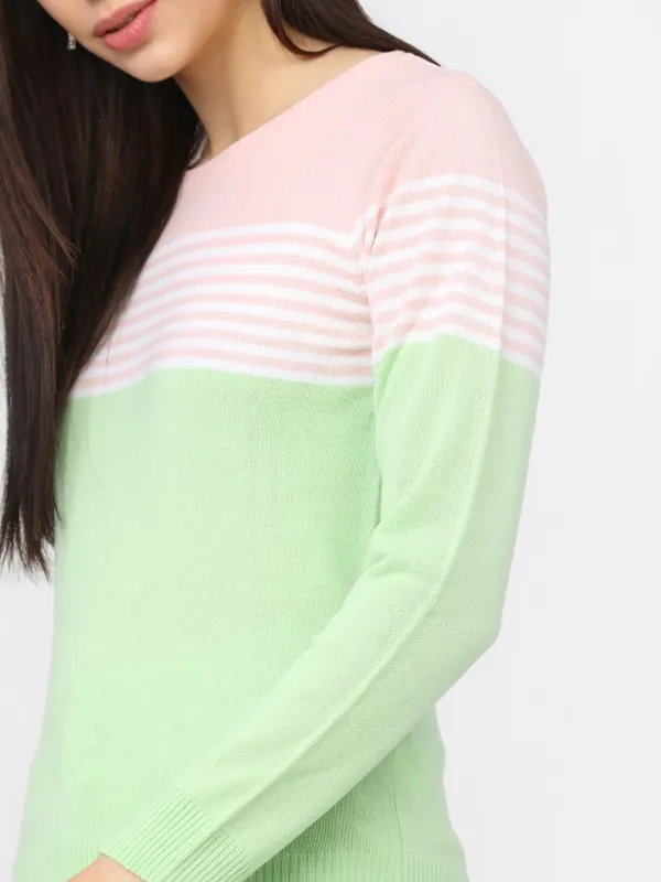 Tokyo Talkies Women Multi Round Neck Sweaters