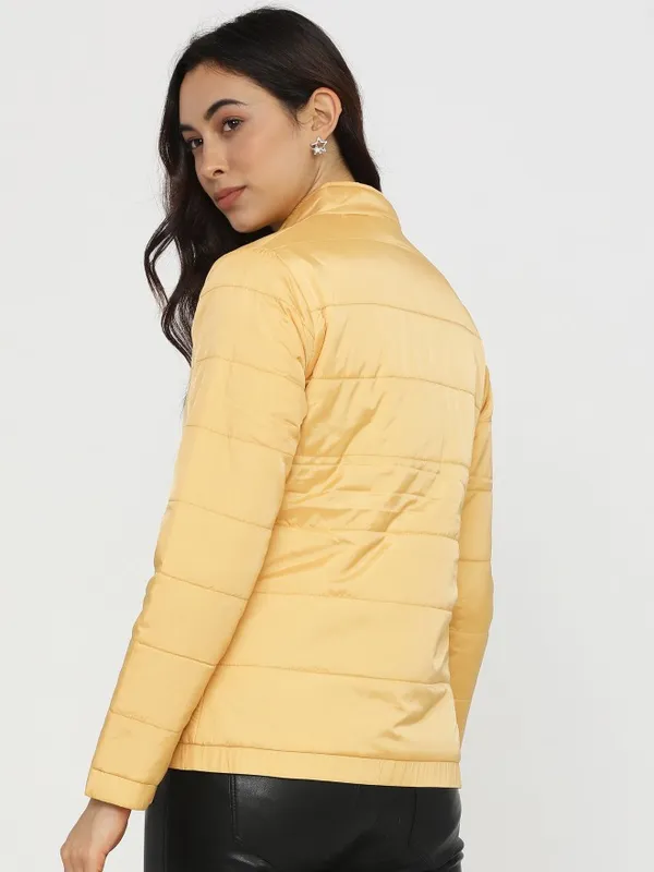  Tokyo Talkies Women Yellow Puffer Jacket Jackets