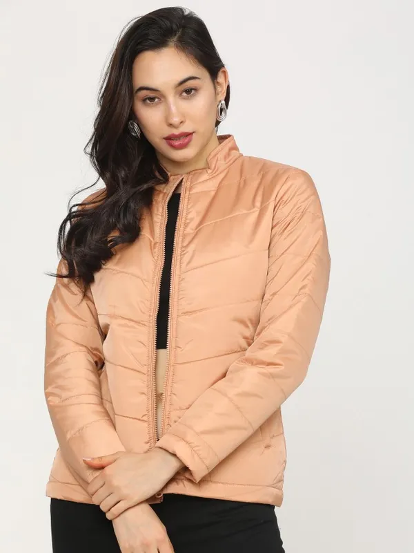  Tokyo Talkies Women Brown Puffer Jacket Jackets