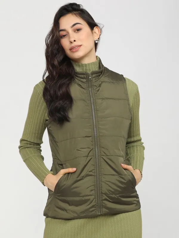 Women Solid Jackets