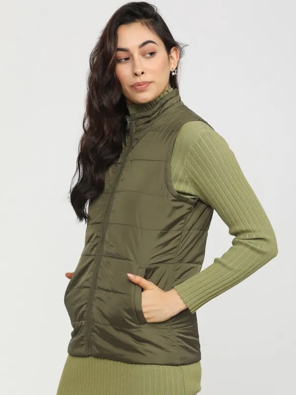 Women Solid Jackets