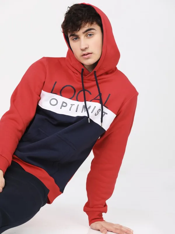 Men Printed Hoodie Sweatshirt