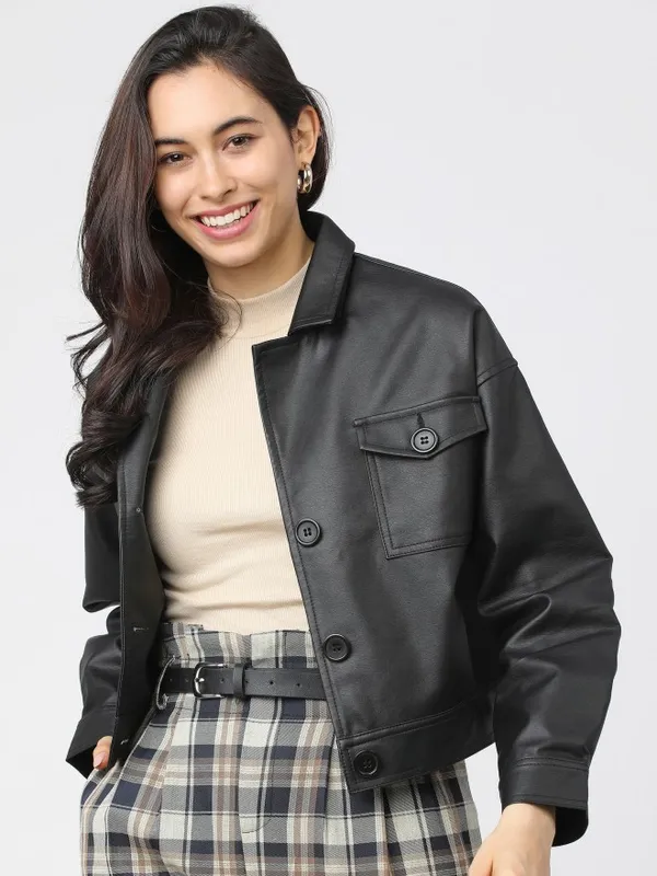 Women Solid Jackets