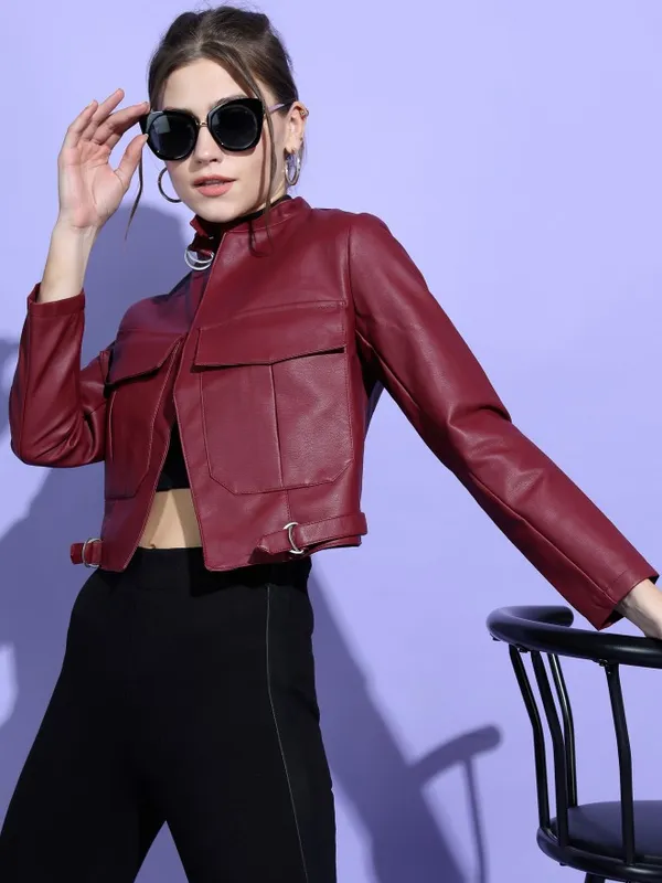 Women Solid Jackets