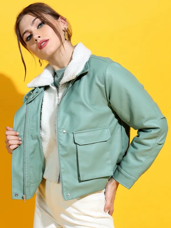 Women Solid Jackets