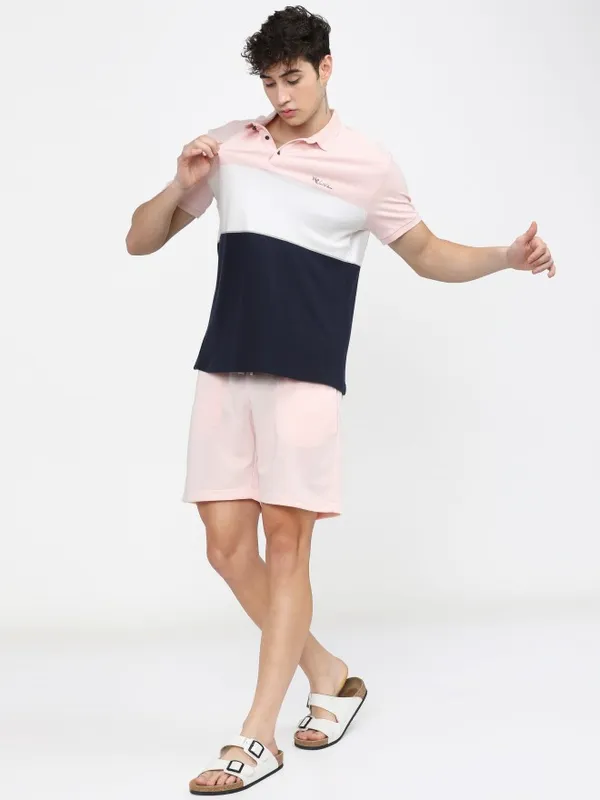  Highlander Men Pink Regular Fit Regular Shorts Shorts
