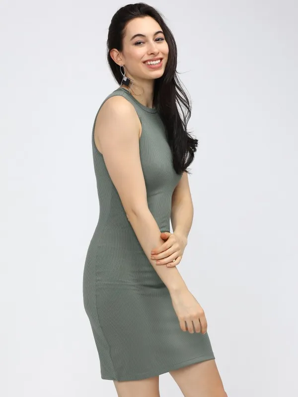 Solid Bodycon Dress