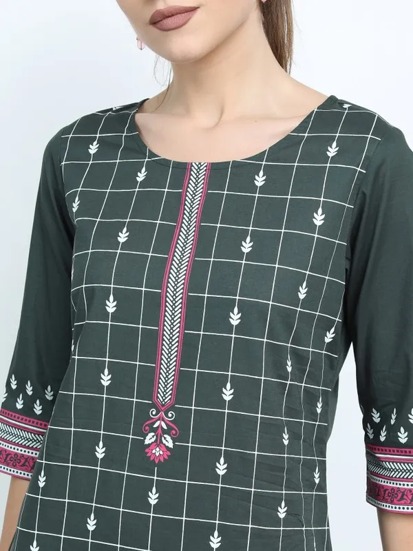Printed Straight Kurta