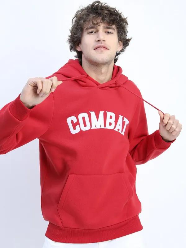Men Printed Hoodie Sweatshirt