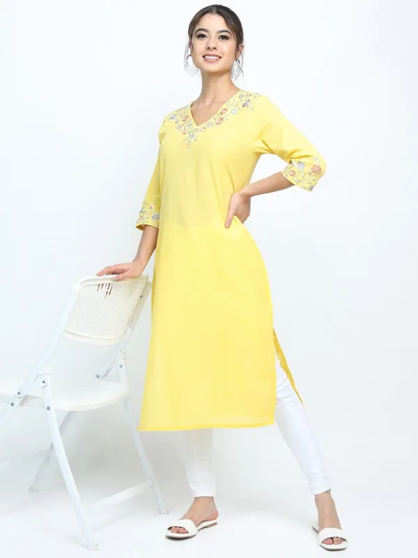 Printed Straight Kurta