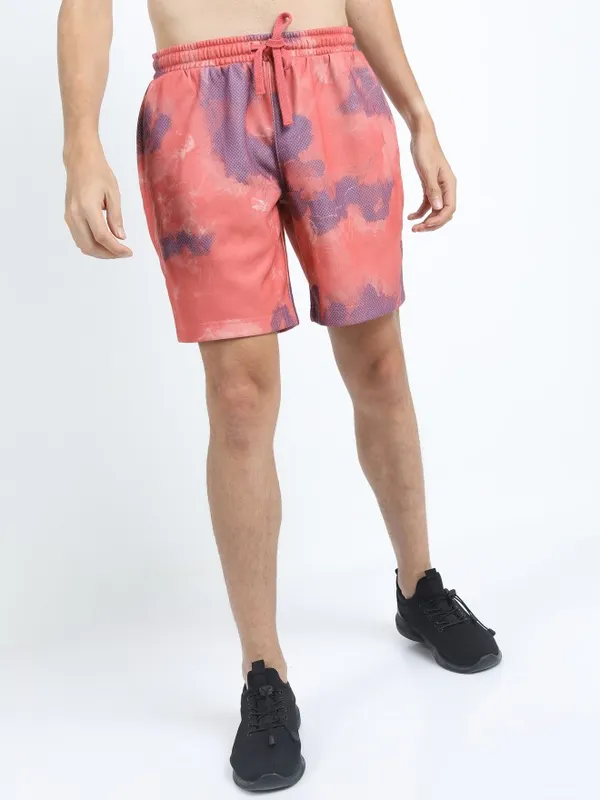  Highlander Men Orange Slim Fit Regular Shorts Shorts