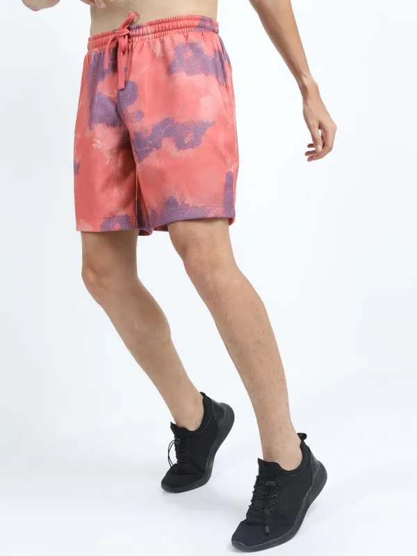  Highlander Men Orange Slim Fit Regular Shorts Shorts