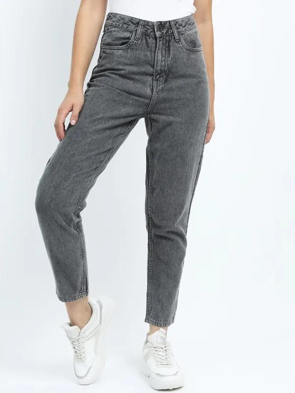 Women Mom Fit Jeans