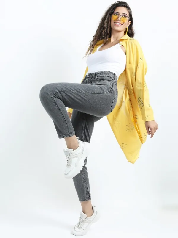 Women Mom Fit Jeans