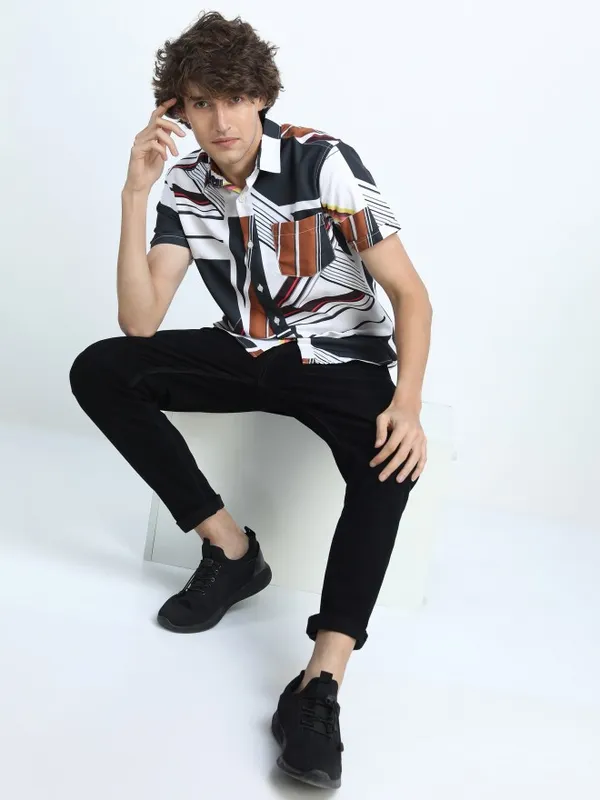 Men Slim Fit Casual Shirt