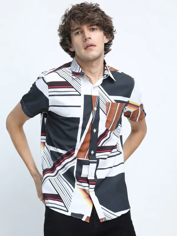 Men Slim Fit Casual Shirt