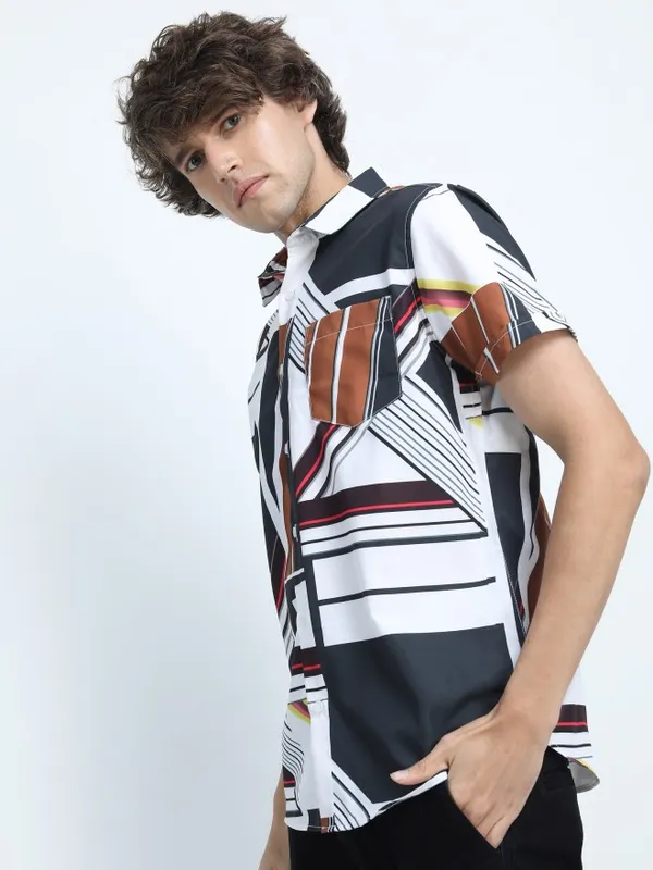 Men Slim Fit Casual Shirt