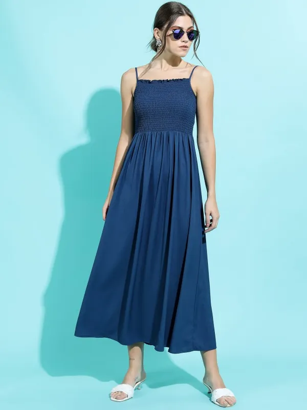 Solid Maxi Dress