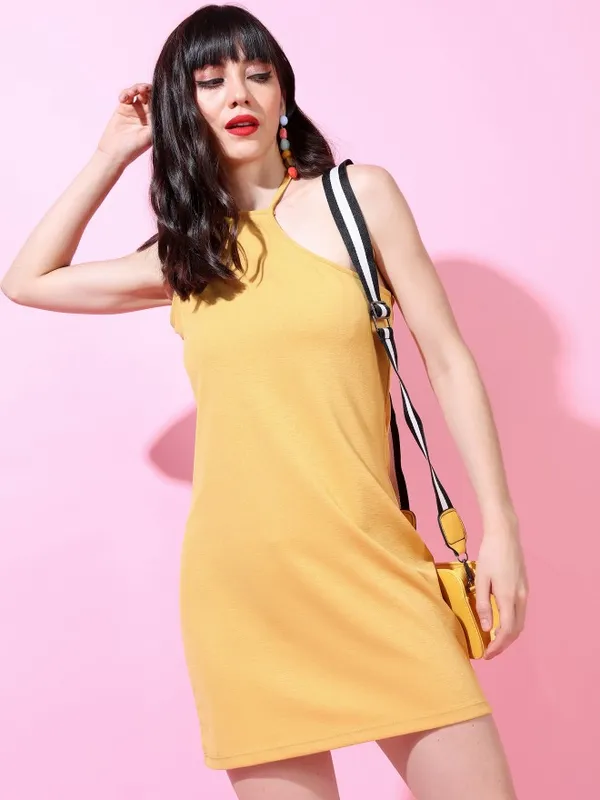 Solid Bodycon Dress