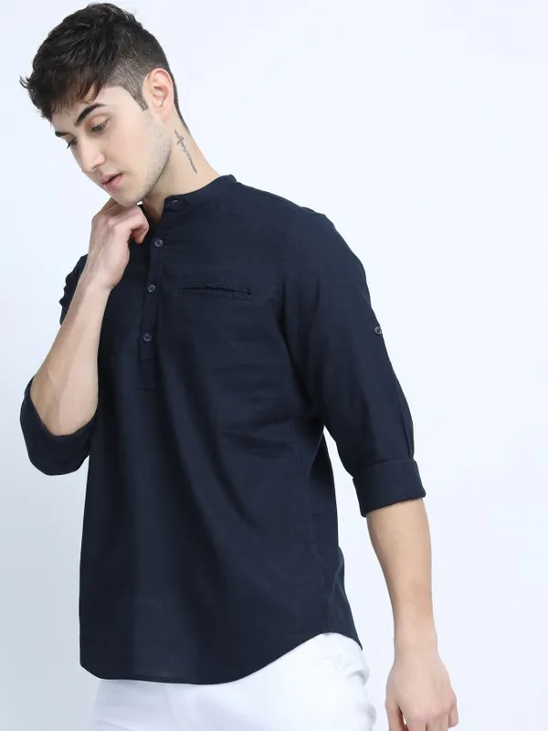 Men Slim Fit Casual Shirt
