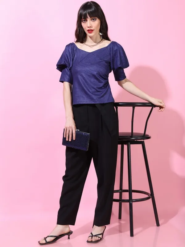 Printed Fitted Top