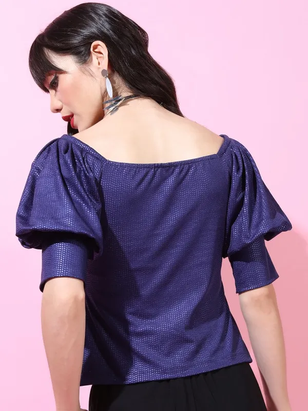 Printed Fitted Top