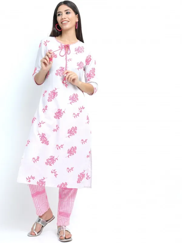  Vishudh Women Grey Printed Kurta Sets