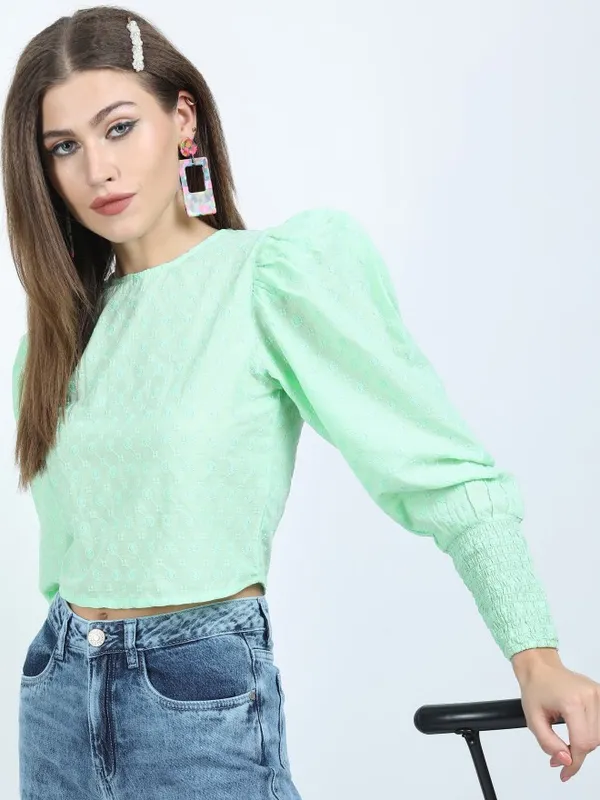 Solid Fitted Top
