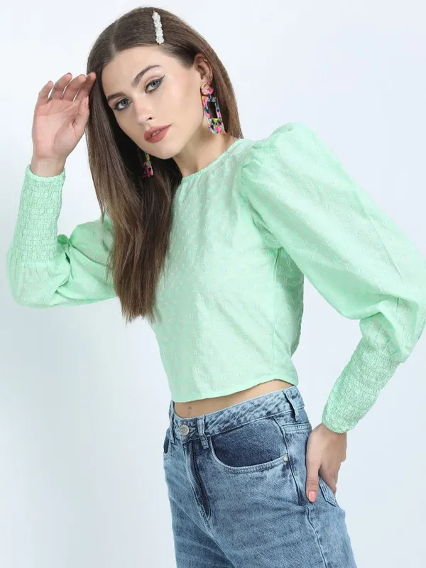 Solid Fitted Top