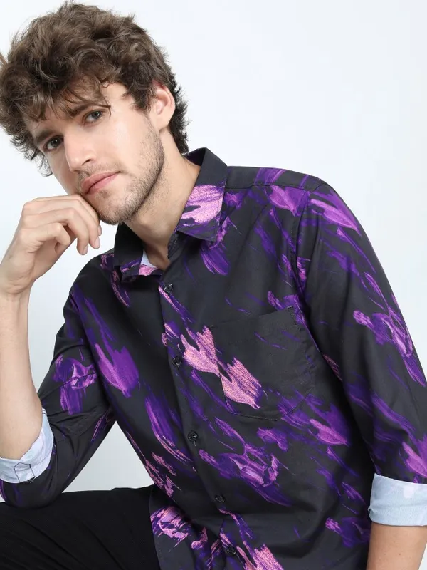 Men Slim Fit Casual Shirt