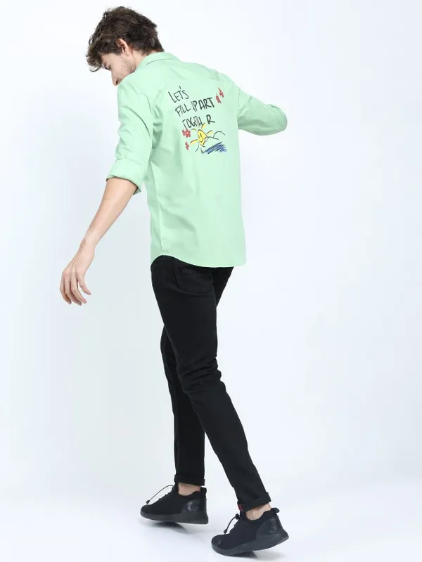 Men Slim Fit Casual Shirt