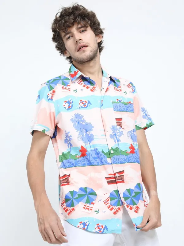 Men Slim Fit Casual Shirt