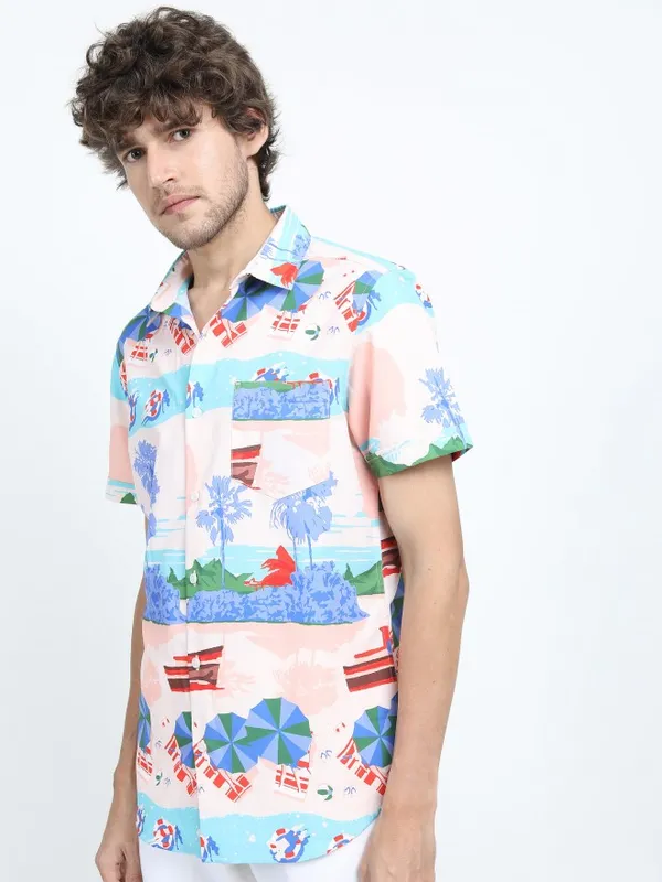 Men Slim Fit Casual Shirt