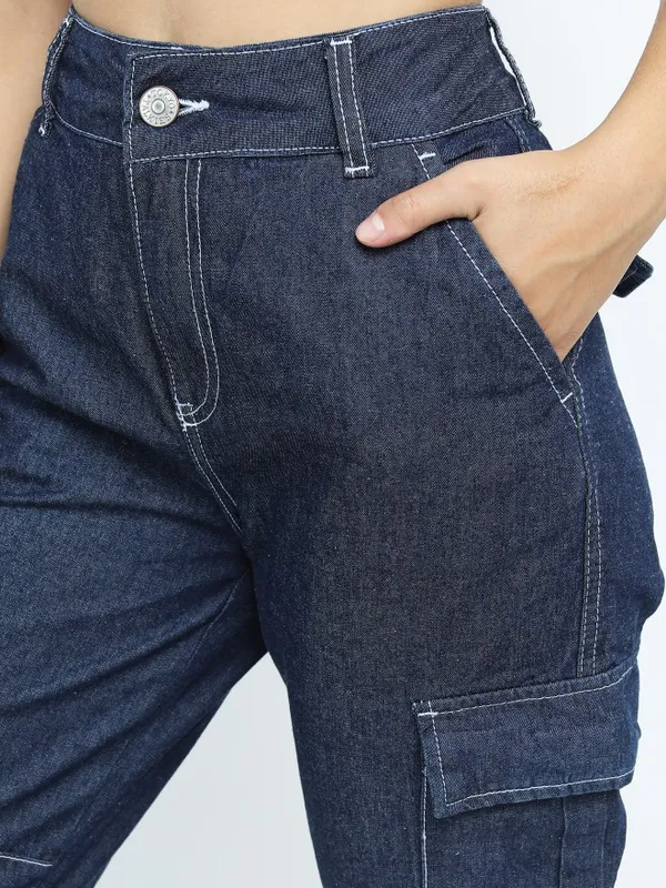  Tokyo Talkies Women Blue Straight Fit Clean Look Jeans