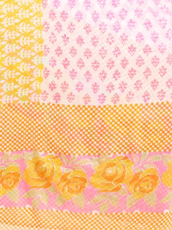  Vishudh Women Mustard Printed Kurta Sets