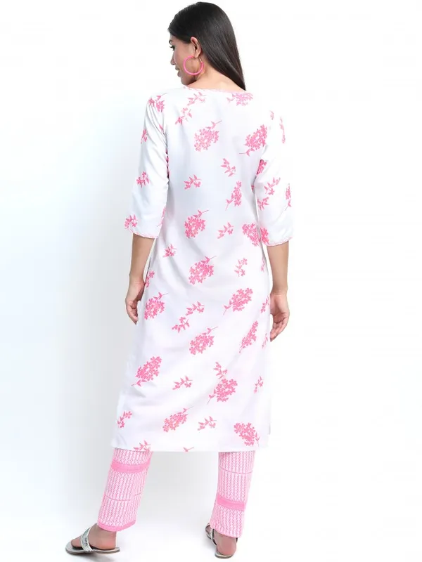  Vishudh Women Grey Printed Kurta Sets